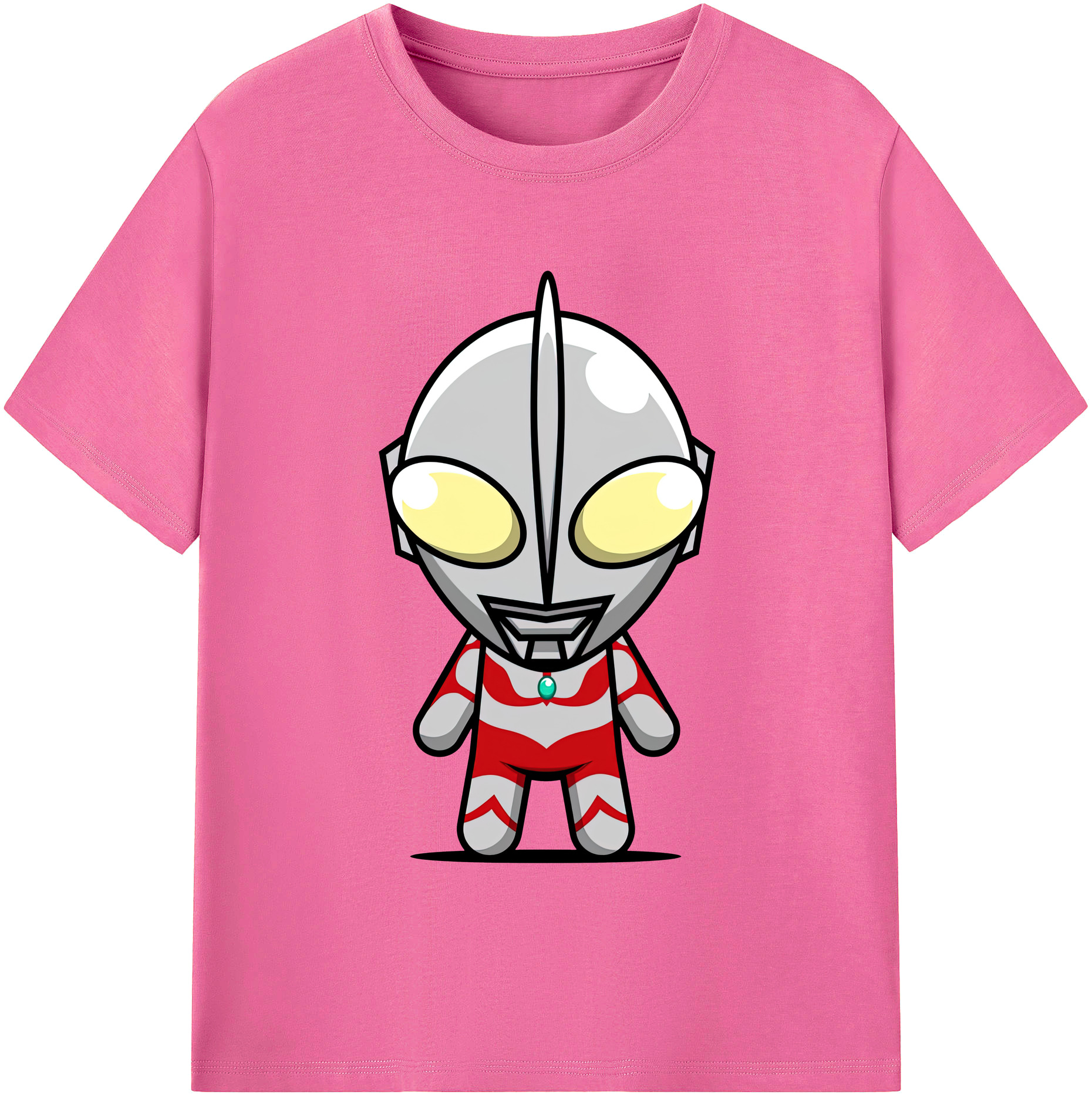 （画像用） ウルトラマン Ultraman レディースカジュアルプリントTシャツ（綿100％）